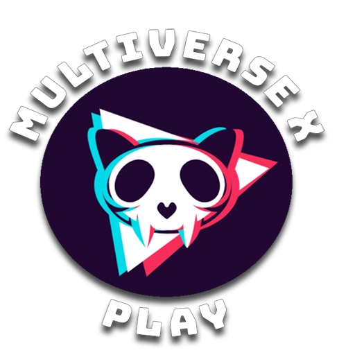 Developer logo depicting a cat with fangs in a neon frame